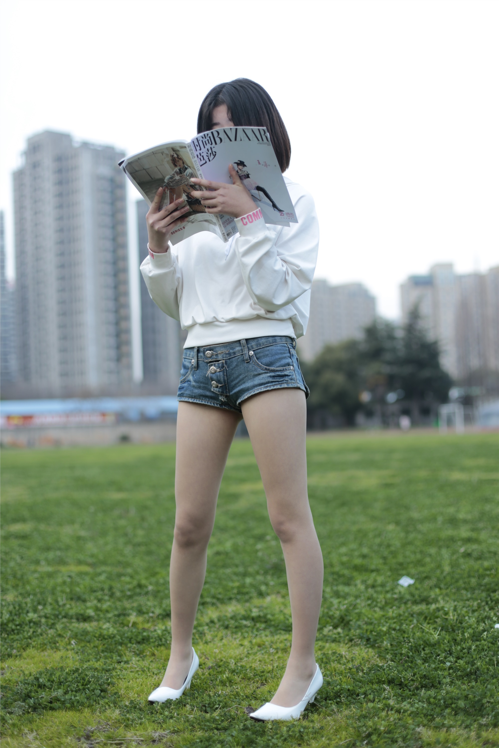 奈丝写真 NO.034 喵璃-穿过运动场的青春气息